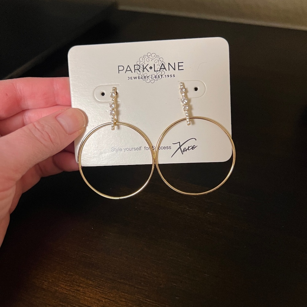 Park Lane Gold Circle Earrings
